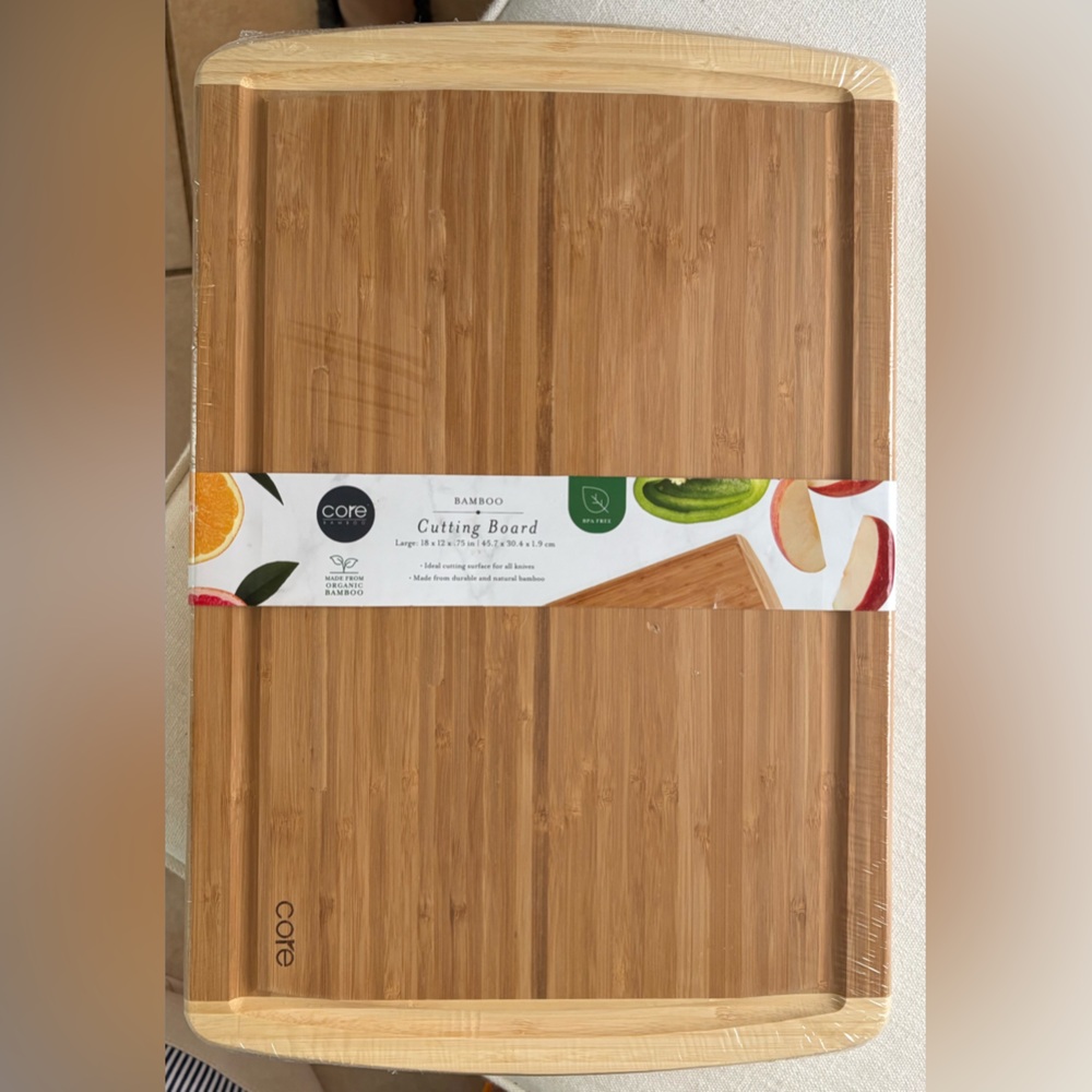 CORE Bamboo Cutting Board - Natural Bamboo
